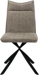 Monarch Specialties Inc. 2-Piece Black/Taupe Starburst Side Chair Set-2