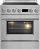 FORNO® Torino Series Alta Qualita 30" Stainless Steel Freestanding Induction Range-0