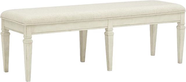 Magnussen Home® Newport Alabaster Bench with Upholstered Seat-0