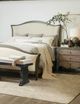Hooker® Furniture Ciao Bella Speckled Gray/Tuscan White California King Upholstered Panel Bed-1