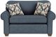 Flexsteel® Thornton Blue Dusk Twin Sleeper Chair-1