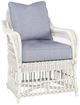 Century® Customizable Thomas O'Brien Mainland Wicker Chalk White Hularo Large Outdoor Dining Arm Chair-0