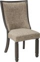 Signature Design by Ashley® Tyler Creek 2-Piece Black/Grayish Brown Dining Chair Set-1