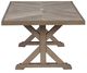 Signature Design by Ashley® Laguna Heights Beige Aluminum Outdoor Dining Table-3