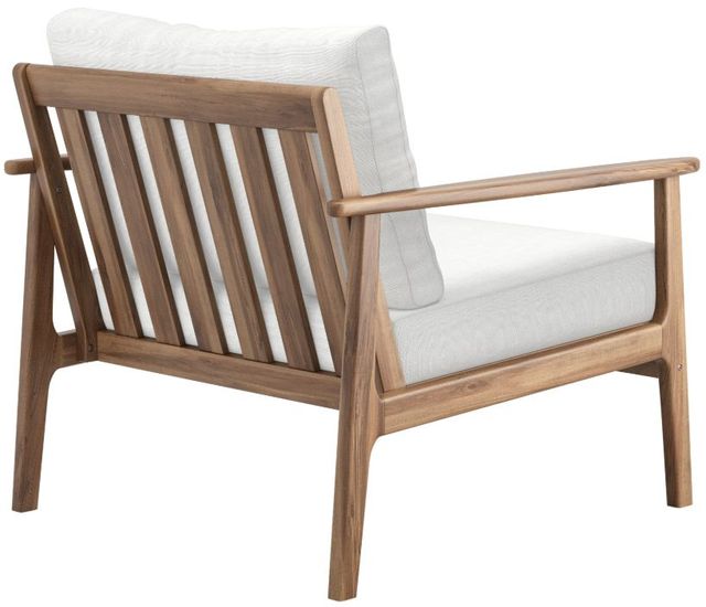 New Classic® Home Furnishings Ashton Natural Acacia/Fabric Outdoor Patio Club Chair-4