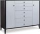 Century® Aria Brownstone/Oxford White Gentleman's Chest-0