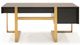 VIG Furniture Modrest Fauna Black Wenge/Brass Desk-4