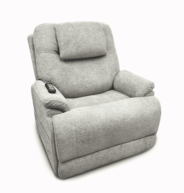 Flexsteel® Zecliner Petite Light Grey Power Lift and Sleep
