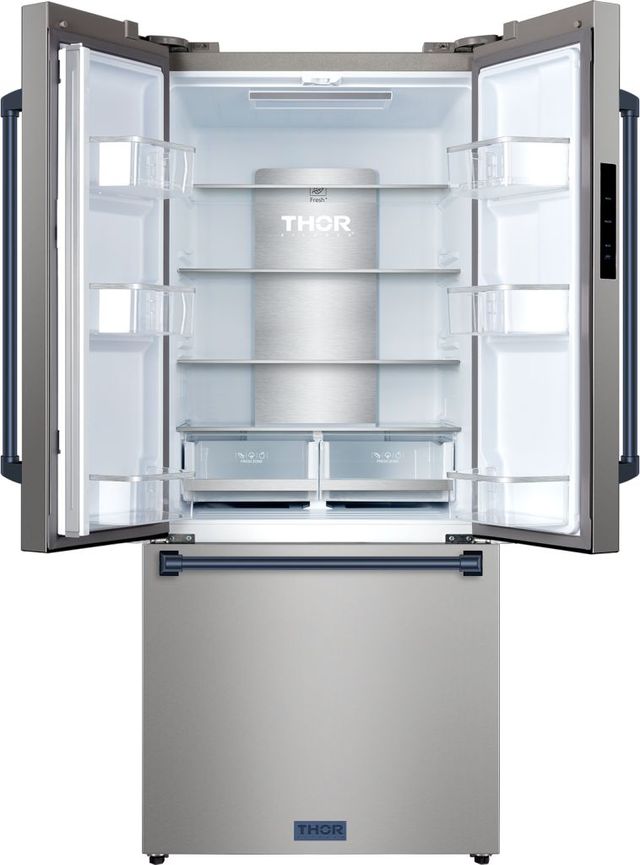 Thor Kitchen® Gordon Ramsay Series 30 in. 17.7 Cu. Ft. Stainless Steel Counter Depth French Door Refrigerator-1