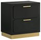 Coaster® Caraway 5-Piece Black California King Bedroom Set-3