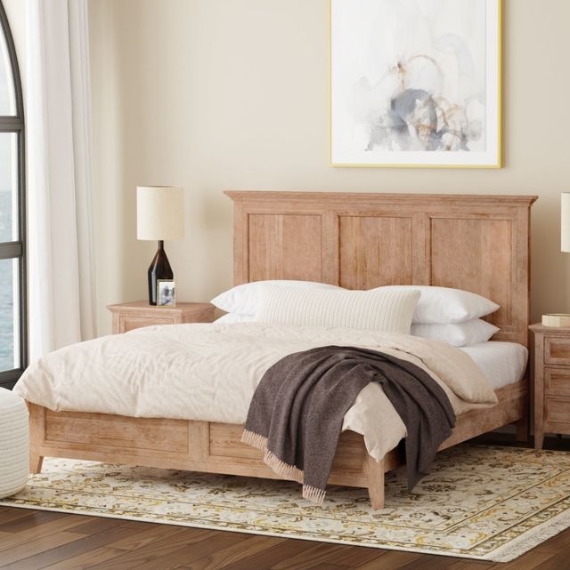Intercon San Mateo Wheat King Panel Bed-1