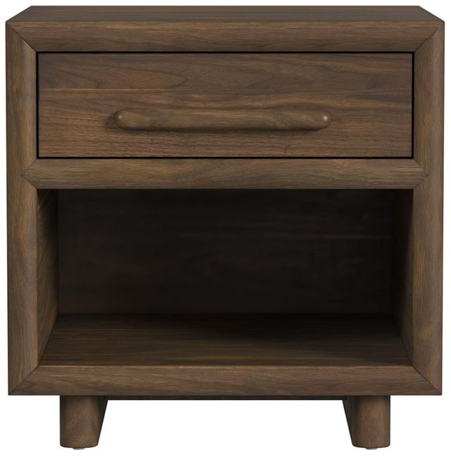 Elements International Brisbane Brown End Table-3