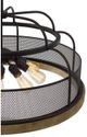 Cal® Lighting & Accessories Akaki Iron/Light Oak Chandelier-1