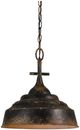Forty West Leon Black 1-Light Pendant-0