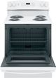 GE® 30" White Freestanding Electric Range-1