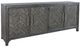 Jofran Inc. Gramercy Platinum 4-Door Accent Cabinet-0