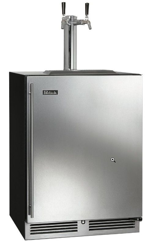 Perlick® C-Series Stainless Steel 24" Right Hinge Beer Dispenser