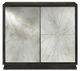 Currey & Company Darcy Dove Gray/Antique Mirror Cabinet-0