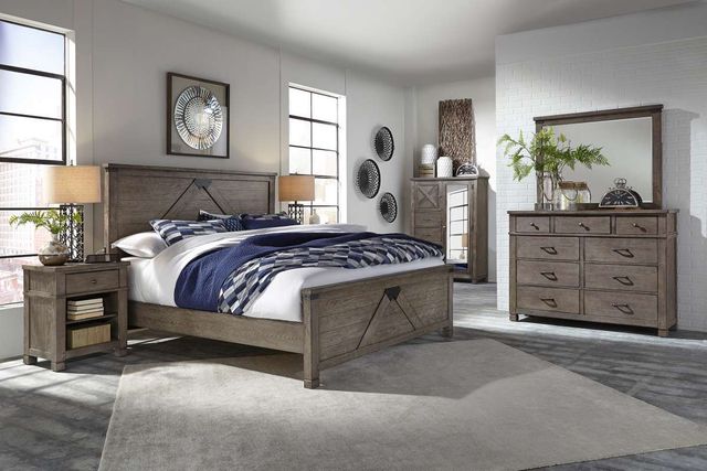 aspenhome® Tucker Stone Queen Bed-2