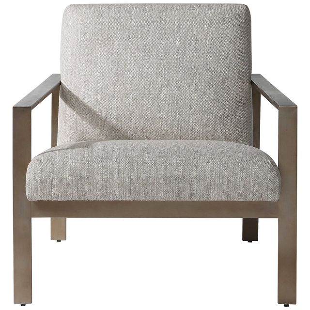 Uttermost® Wills Warm Oatmeal Accent Chair-3
