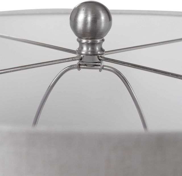 Uttermost® Felipe Light Gray Glaze Table Lamp-4