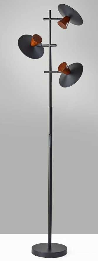 Adesso® Elmore Black LED Tree Floor Lamp-4
