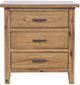 Jofran Inc. Claremont Brown Power Nightstand-1