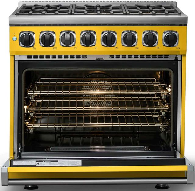 Viking® 7 Series 36" Daffodil Pro Style Dual Fuel Range-1