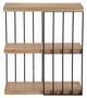 A & B Home Black/Brown Wooden Shelf-1