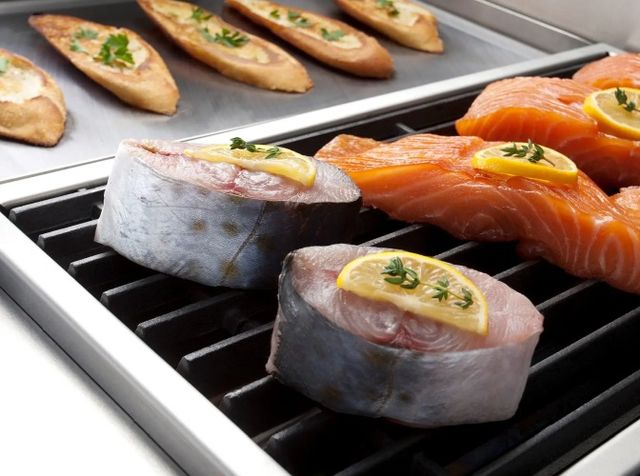 BlueStar® RNB Series 60" Stainless Steel Pro Style Natural Gas Range-3