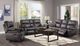 Emerald Home Jessie James Gray Power Reclining Loveseat-1