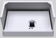 Vent-A-Hood® Designer Series 42" White Wall Mounted Range Hood-2