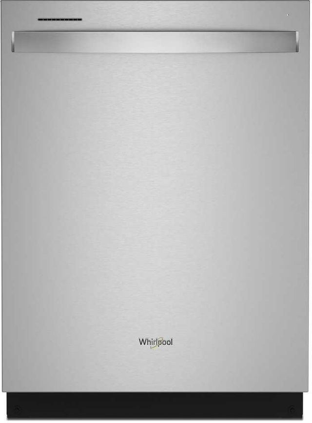 Whirlpool® 24" Stainless Steel Finish Top Control Built-In Dishwasher with Spin & Load Rack-0