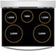 Whirlpool® 30" Black Stainless Steel Freestanding Electric Range with Air Cooking Technology-4