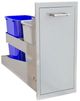 Alfresco™ Stainless Steel Outdoor Pull-Out Trash Bin-1