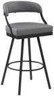 Homelegance® Crowley Gray Pub Swivel Chair-0
