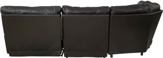 Catnapper® Como 5-Piece Chocolate Curved Manual Reclining Sectional-4