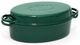 Big Green Egg® 5.2L Dark Green Enameled Cast Iron Oval Dutch Oven-0