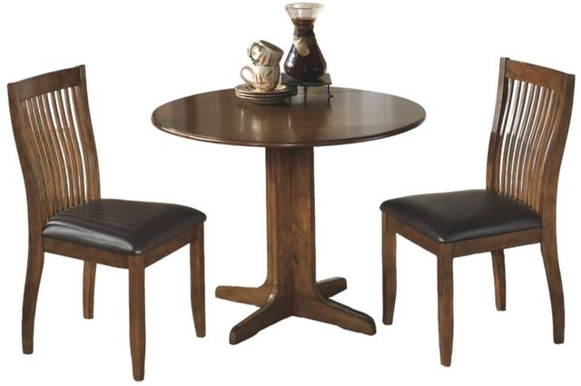 Signature Design by Ashley® Stuman 3-Piece Medium Brown Dining Set-0