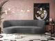 TOV Furniture Flare Grey Tweed Sofa-4
