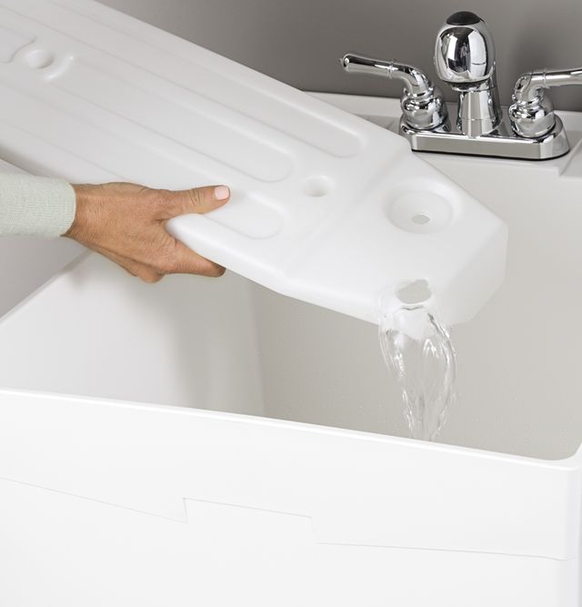 GE® White Front Load Laundry Pair-1