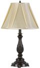 Cal® Lighting & Accessories Kerry Dark Bronze/Off-White Table Lamp-1