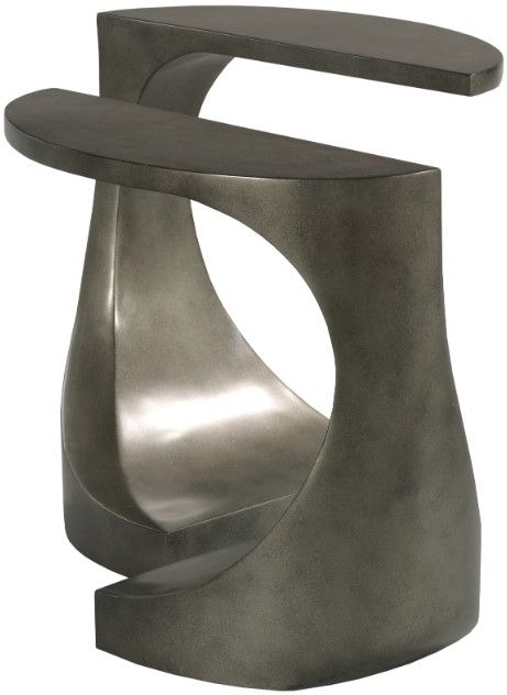 Hammary® Hidden Treasures 2-Piece Silver Gray Metallic Table Set-2