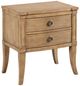 American Drew® Chastain Brown 2-Drawer Nightstand-0