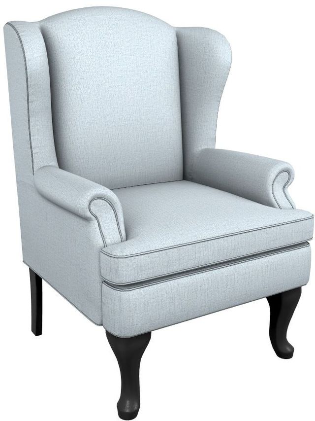 Best® Home Furnishings Customizable Sylvia 35'' Wing Back Chair with Espresso Legs-0