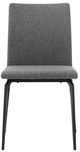 Armen Living Lyon 2-Piece Gray Dining Chairs-1