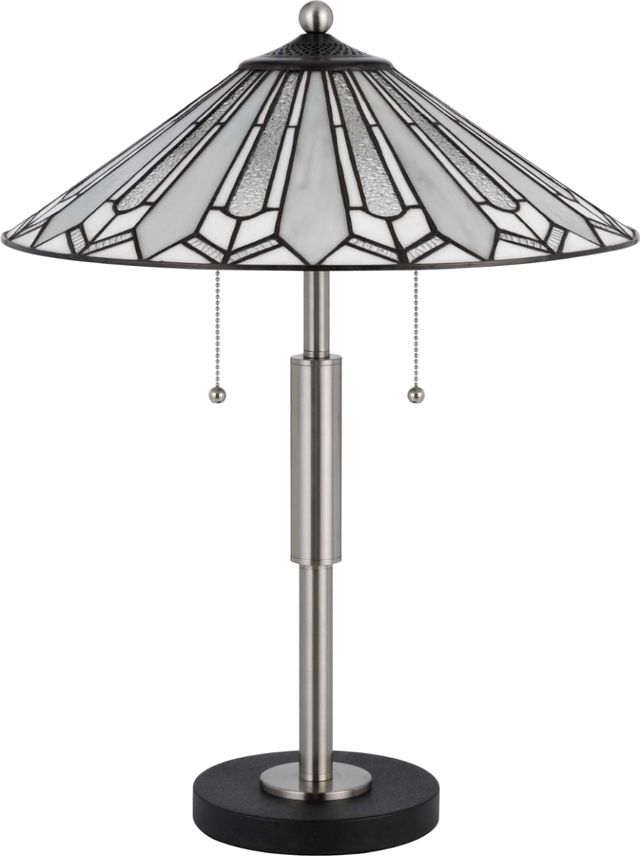 CAL Lighting & Accessories Tiffany Bronze Table Lamp-1