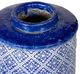 A & B Home Camille Blue/White Lidded Jar-4