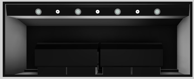 Vent-A-Hood® 60" Wall Mounted Range Hood-Black-2
