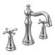 Moen® Weymouth Chrome Two-Handle High Arc Bathroom Faucet-1